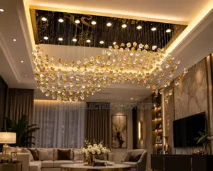 Luxury Nordic Classy Ceiling Chandelier for Bedroom, Hotel, Sitting