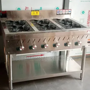 Gas Cooker 6 Burners Without Oven