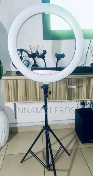 22 Inches (56cm)RGB Ringlight With Light Stand With Tripod Remote