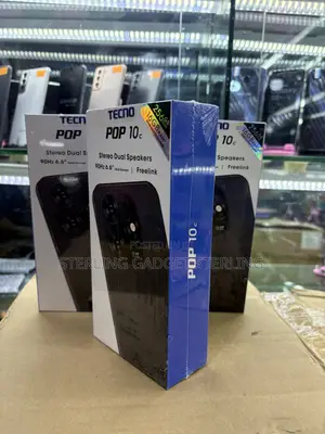 New Tecno Pop 10 128 GB Black