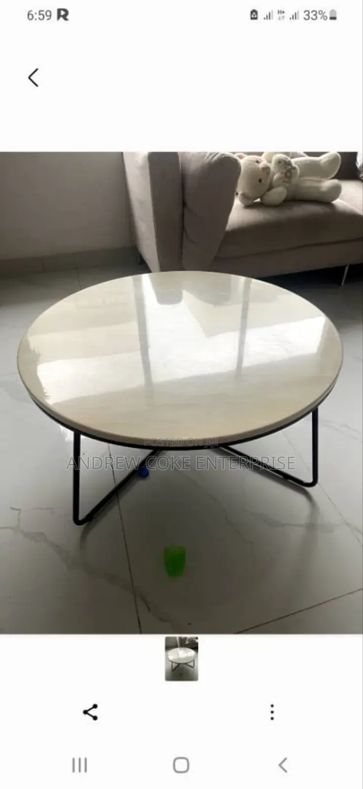 Marble Center Table for Sale