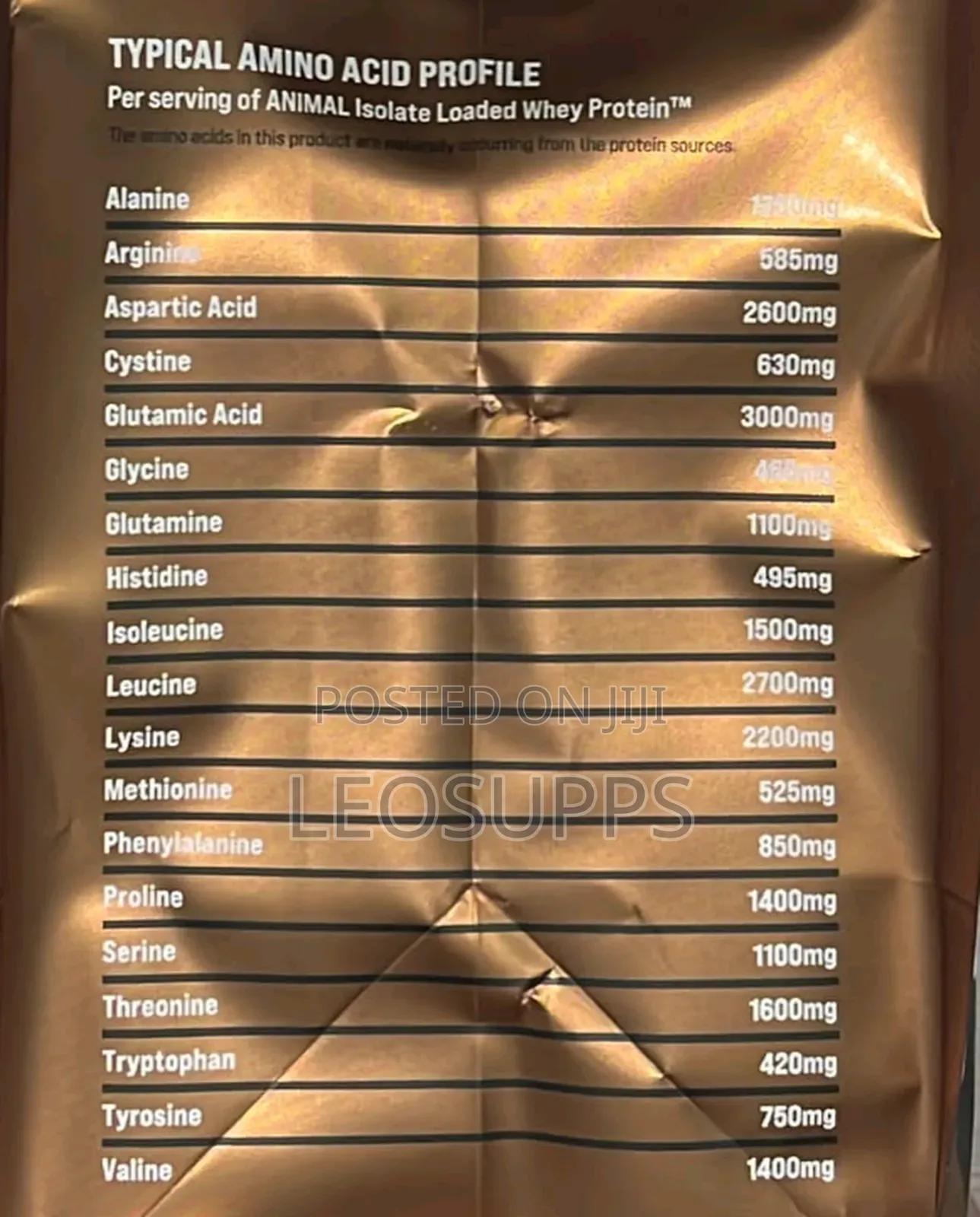 Animal Whey Protein Isolate 2LB