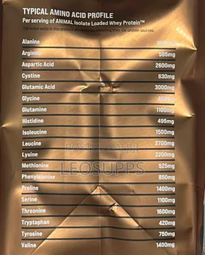 Animal Whey Protein Isolate 2LB