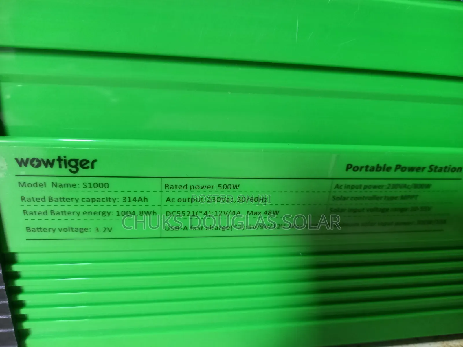 1kw Wowtiger All in One