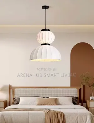 Japanese Wabi Sabi Silk LED Pendant