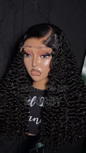 16-Inch Pixie Curly Wig 5by5 Closure – Ready to Wear