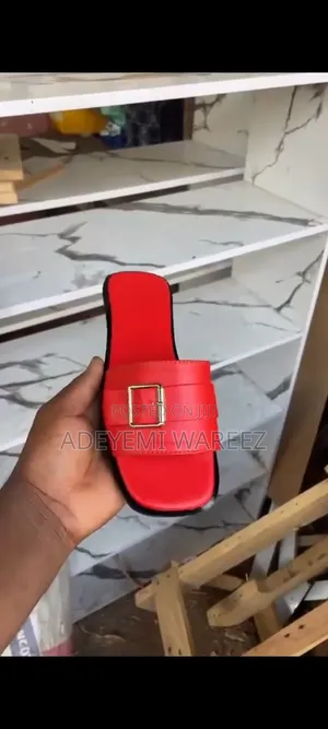Black Male Palm Slippers(foreign Sole)