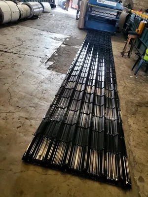 Black Steptiles Aluminium Sheet 0.55mm