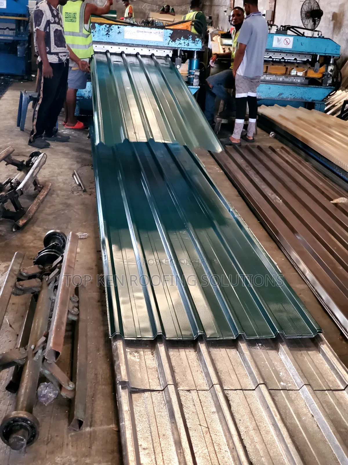 0.50mm Longspan Oven Baked Sheet Green