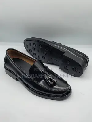Men Shoes Tassel Refined Leather Loafers