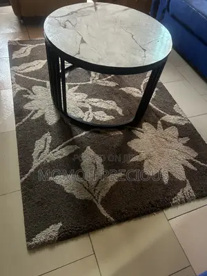 Modern Coffee Table Large Area Rug Set