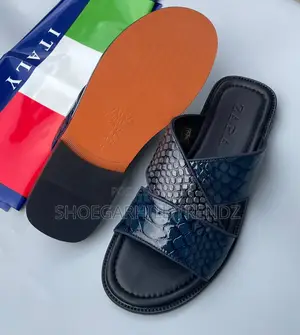Zara PalmQuality Leather Slippers