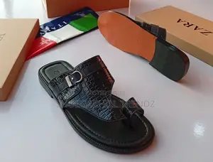 Zara PalmQuality Leather Slippers