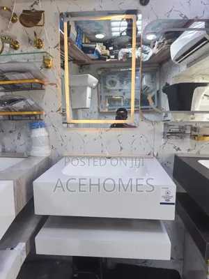 Plain White Marble Cabinet Executive Luxury