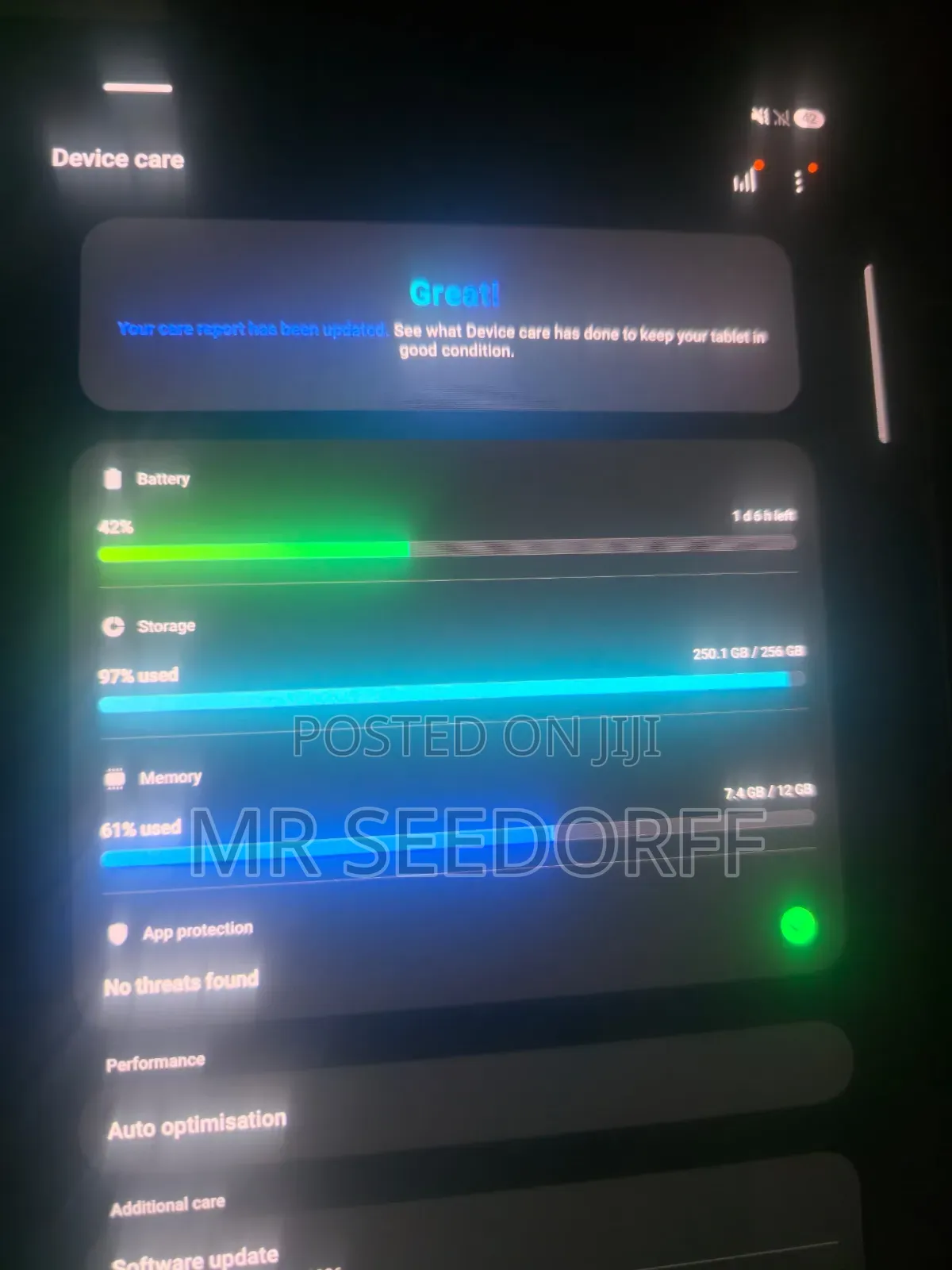 Samsung Galaxy Tab S9 Ultra 256 GB Gray