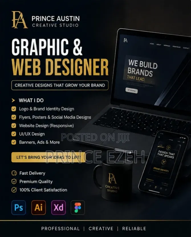 Professional Graphic Web Designer | Logo, Branding, Website More