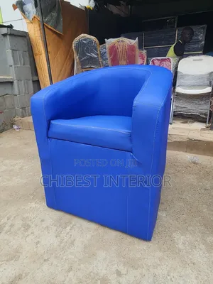 Single Seater Leather Sofa Couch.