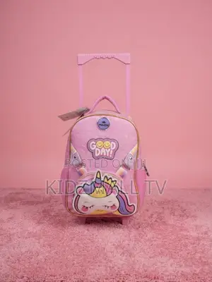 Glossy Bird 12inch Trolley Backpack for Kids