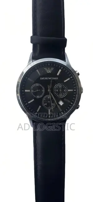 Emporio Armani Men’s Chronograph Leather Watch
