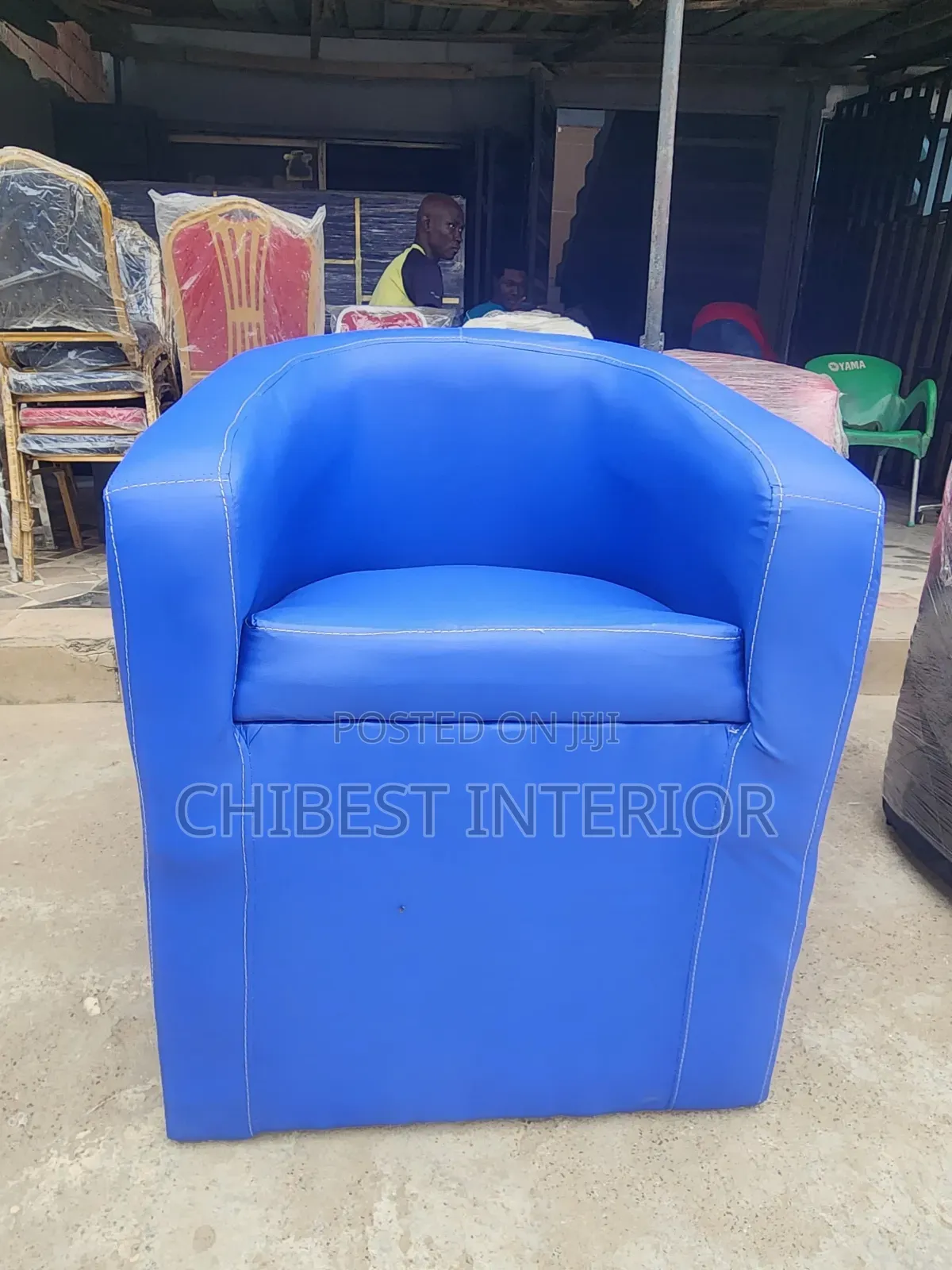 Single Seater Leather Sofa Chair