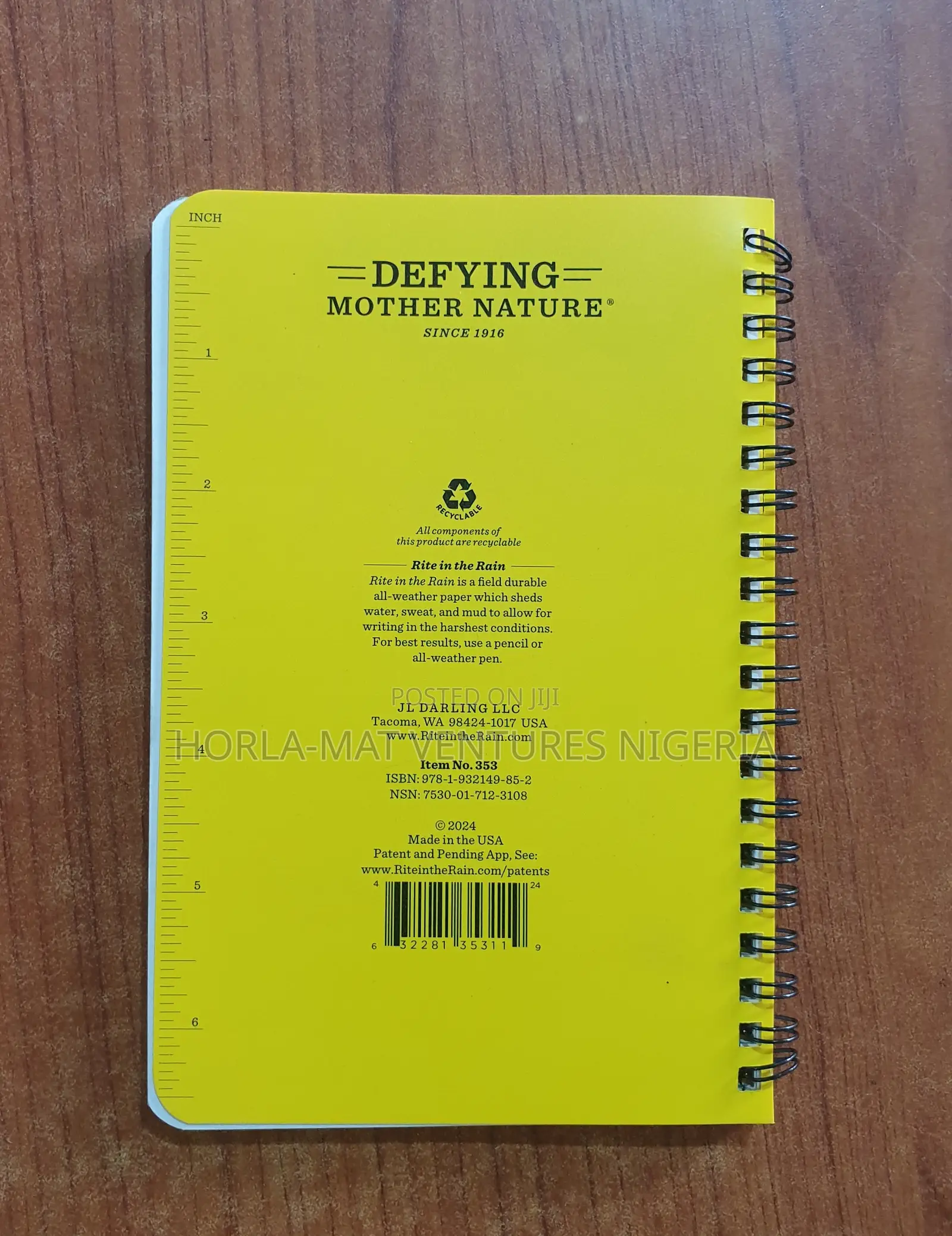 Geological Field Notebook (NO 353)