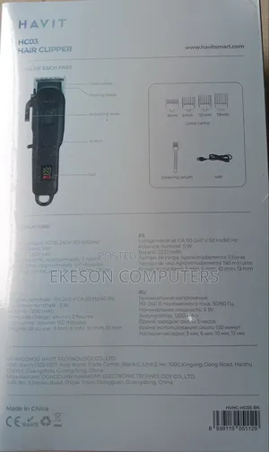 Rechargeable Hair Clipper.