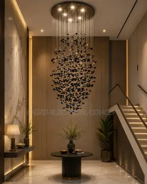 Luxury Nordic Ring Crystal Chandelier