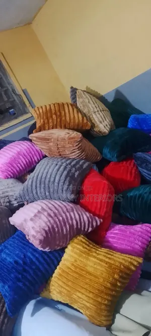 Throw Pillows in Different Colours