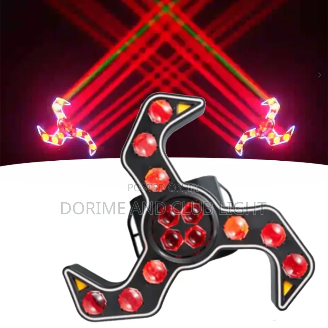 3 Arms Star Burst Moving Head Light