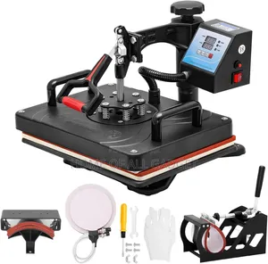 Heat Press Machine, 360 Degree Swing Away Heat Transfer Machine