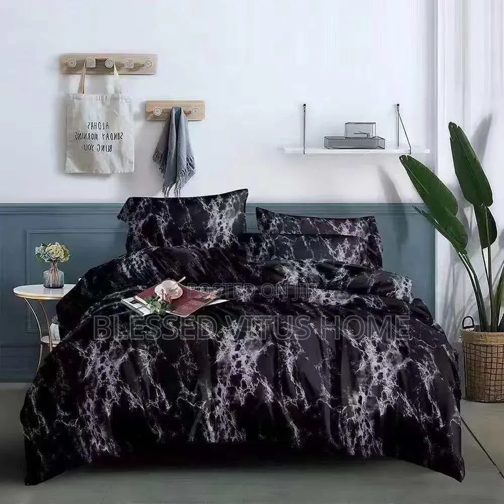Black Bedspread Fabric, Duvet Set
