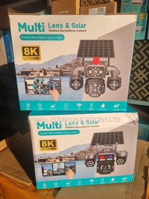 4G Four Lens Triple PTZ Outdoor Solar Smart Camera