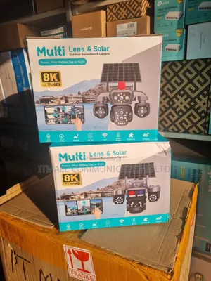 4G Four Lens Triple PTZ Outdoor Solar Smart Camera