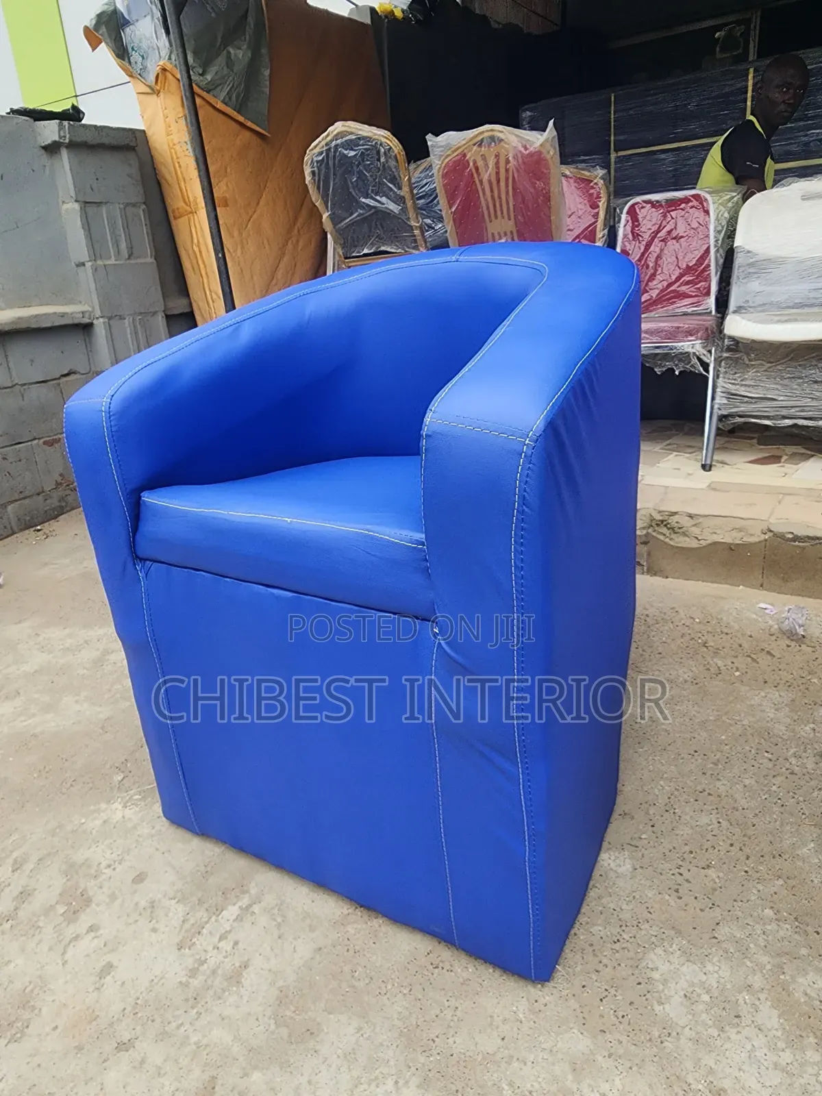 Executive Single Seater Leather Sofa