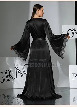 Long Luxury Lacey Robe