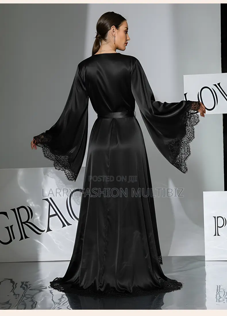 Long Luxury Lacey Robe