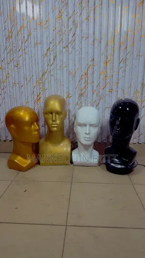 Fiber Head Male Mannequin