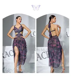 Floral Purple Gown