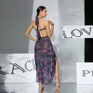 Floral Purple Gown
