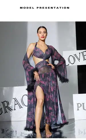 Floral Purple Gown