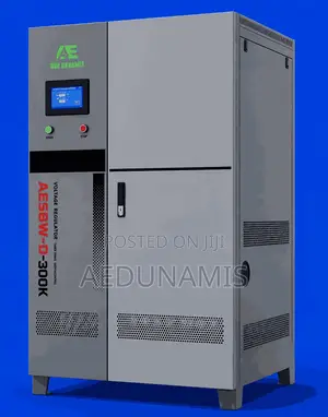 A E Dunamis 300KVA 3 Phase Servo Voltage Stabilizer(304V-456v)
