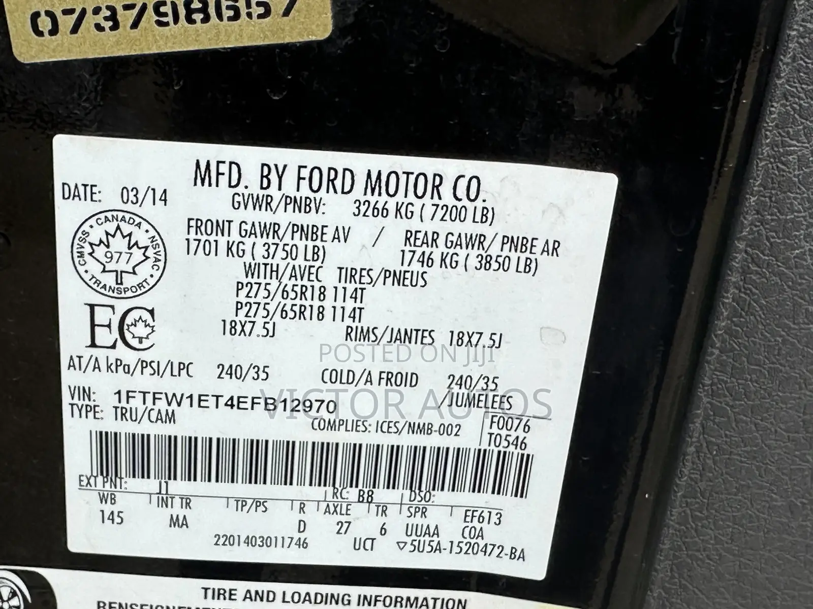 Ford F-150 2014 Black