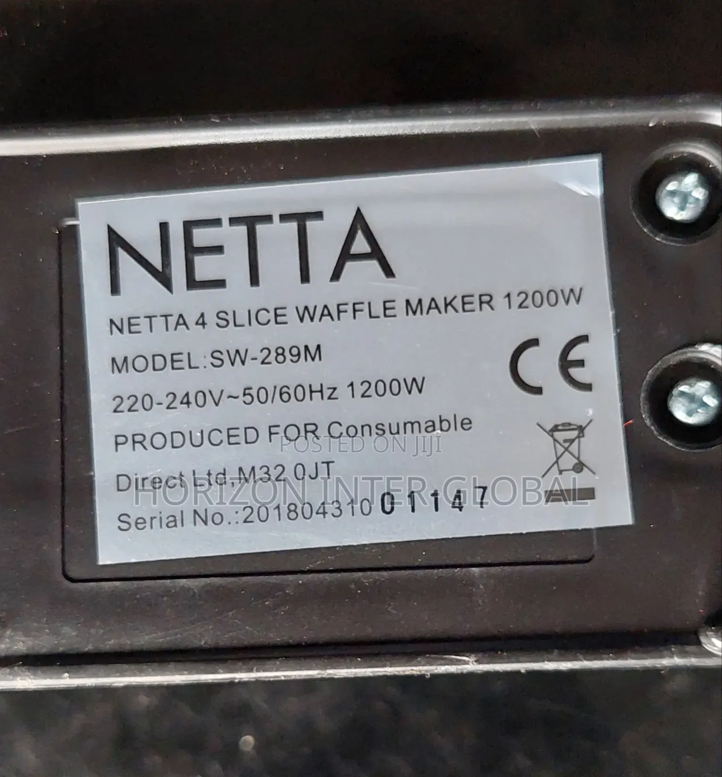 NETTA 4 Face Waffles Maker