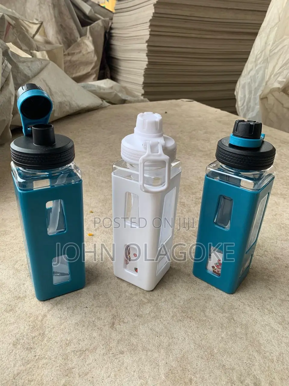 1L 3D Kids Water Bottle With Stickers