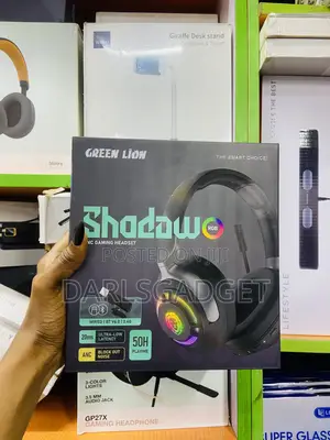 GreenLion Shadow RGB Gaming Headset Wireless Bluetooth ANC Low Latency
