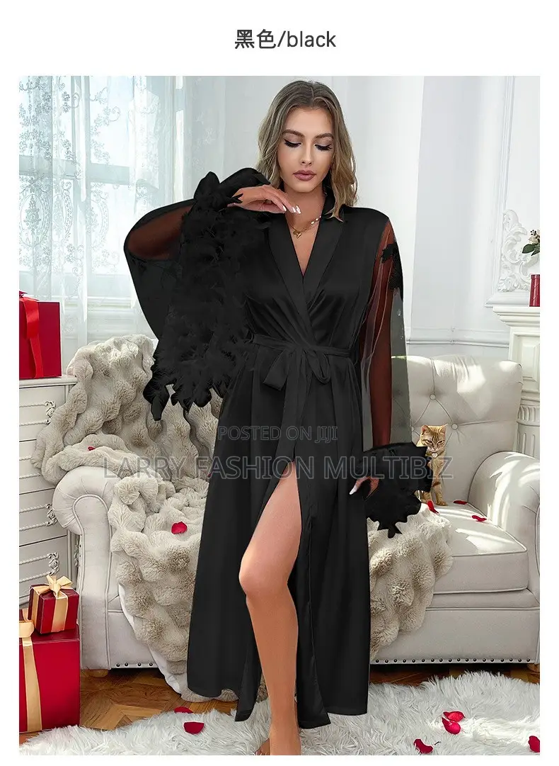 Net Sleeves Luxury Robe