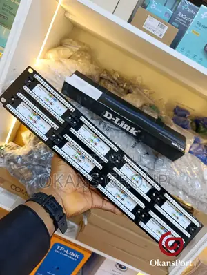 D-Link Commscope 48-Port Cat6 Patch Panel 2u Rackmount Ethernet Module