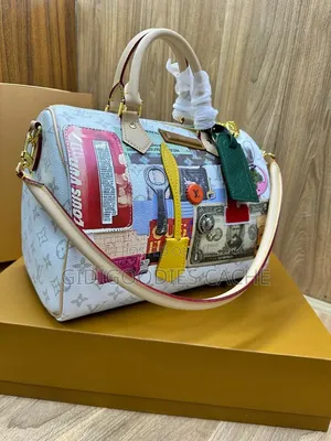 LV Monogram Graffiti/Canvas Speedy Duffel/Handbags