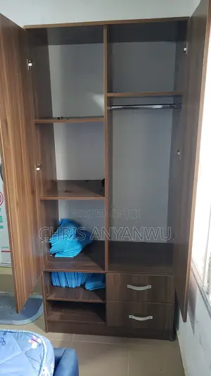 Wardrobe With Attached Mirror