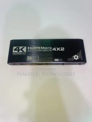 At 60Hz EDID + ARC HDMI Matrix 4x2 Switch Splitter Support HDCP